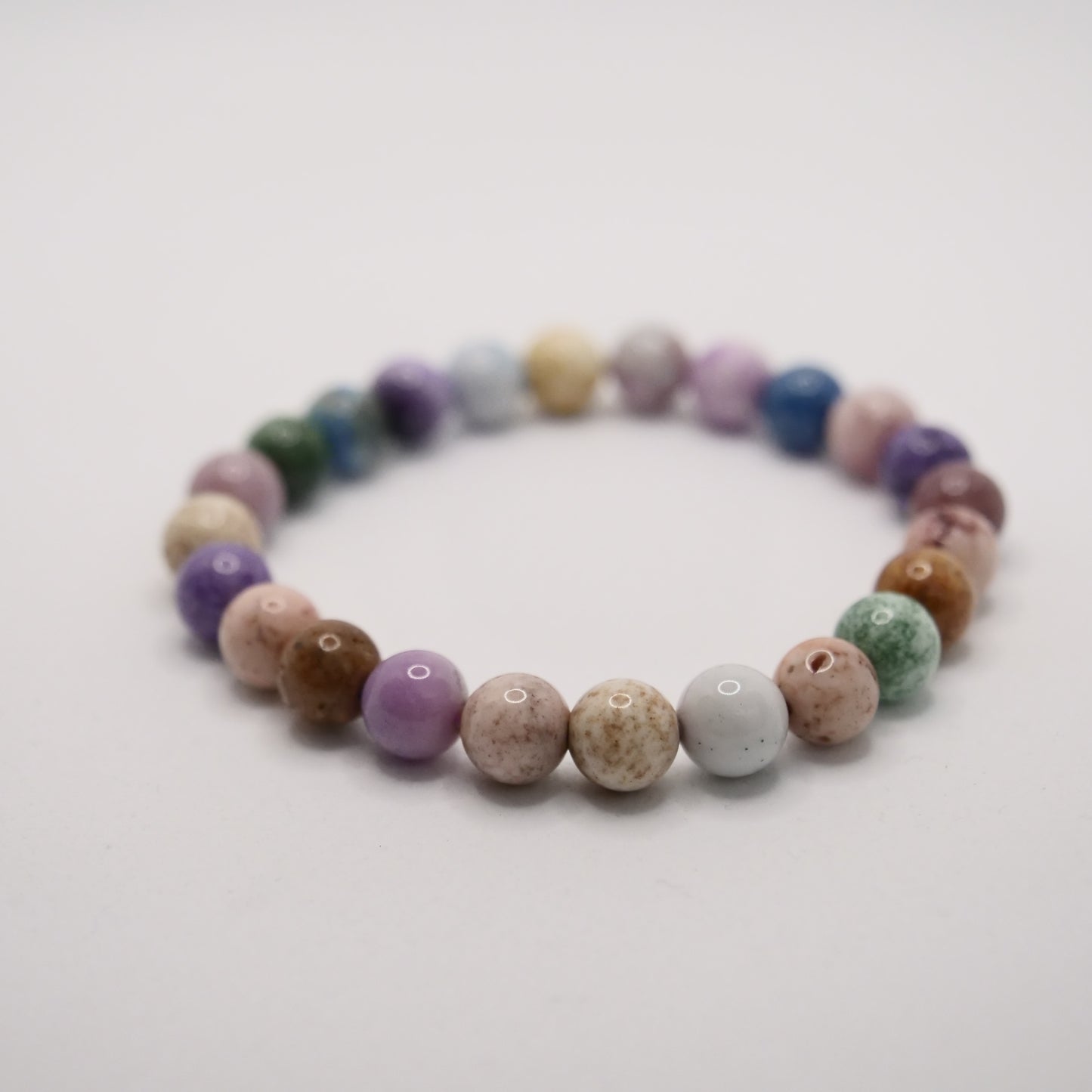 Armband aus Regenbogen-Achat