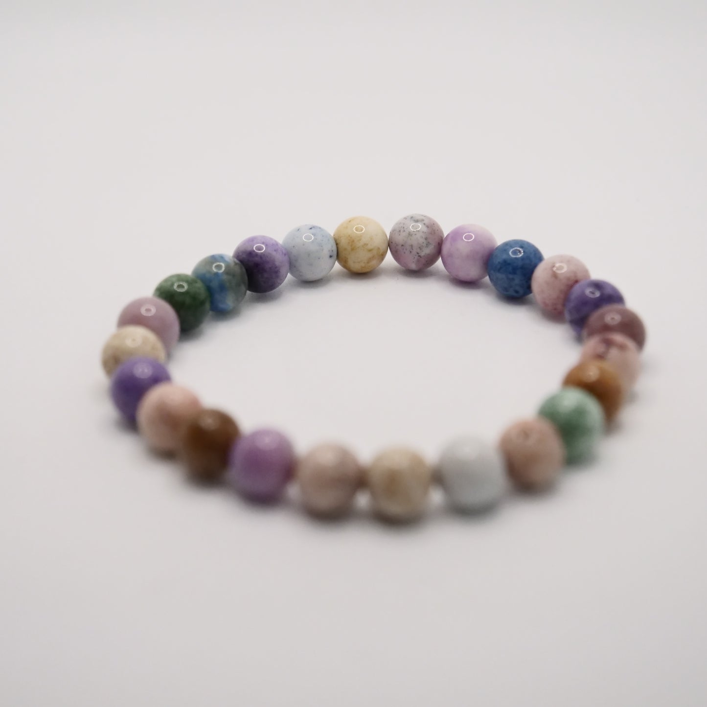 Armband aus Regenbogen-Achat