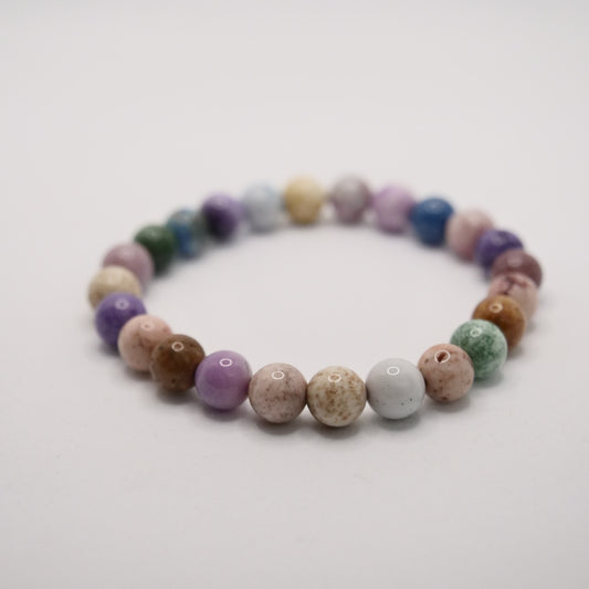 Armband aus Regenbogen-Achat