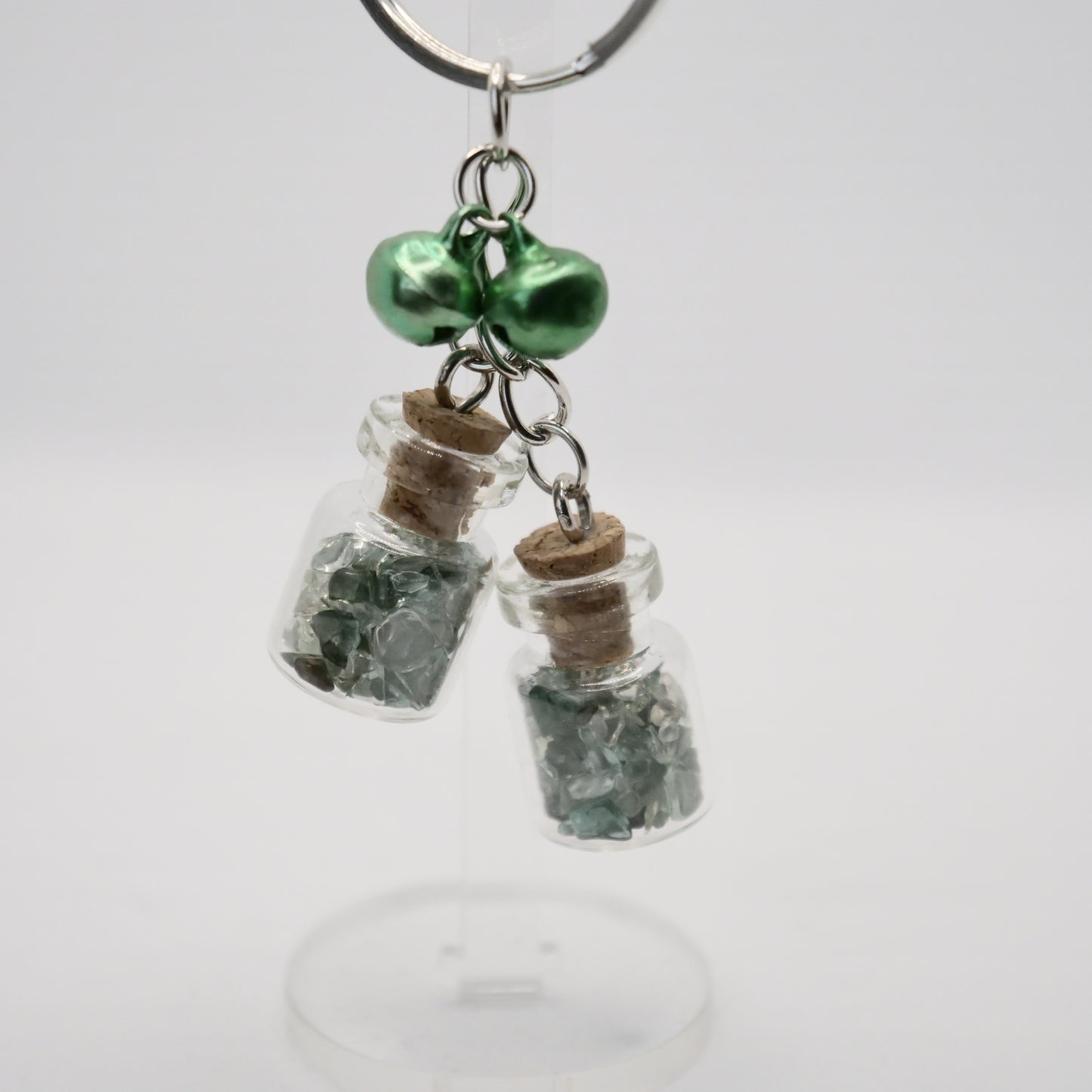 Schlüsselanhänger, Wish Bottles, mit Glöckchen