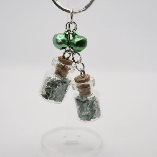 Schlüsselanhänger, Wish Bottles, mit Glöckchen