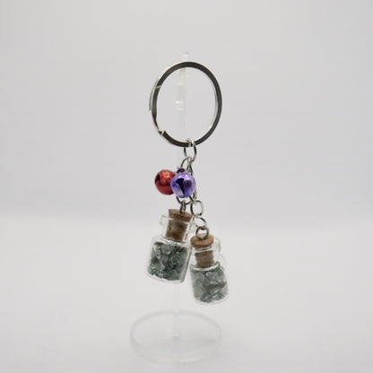 Schlüsselanhänger, Wish Bottles, mit Glöckchen