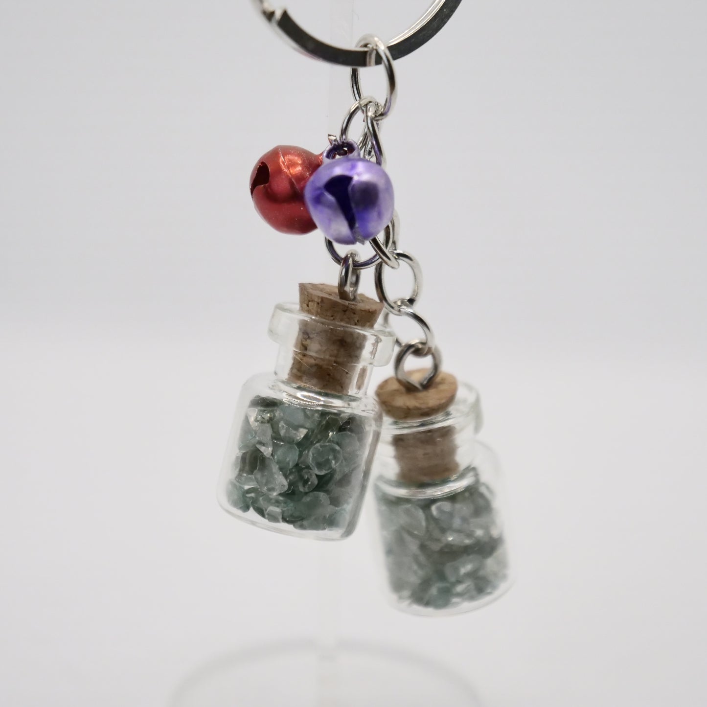Schlüsselanhänger, Wish Bottles, mit Glöckchen
