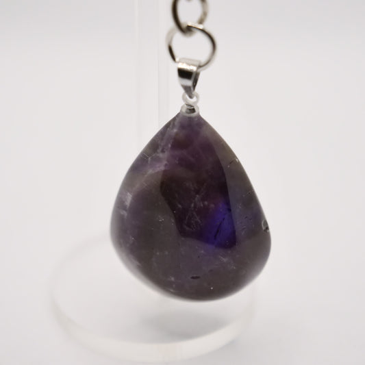 Schlüsselanhänger "Tropfen", Amethyst