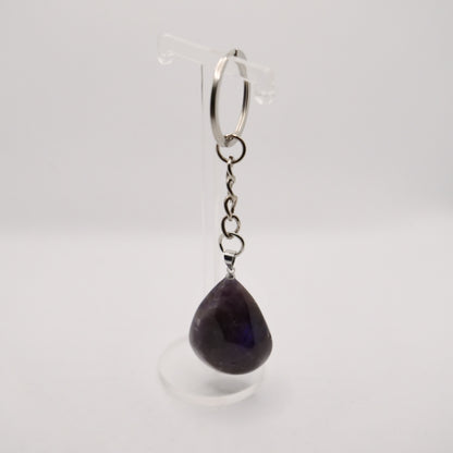Schlüsselanhänger "Tropfen", Amethyst